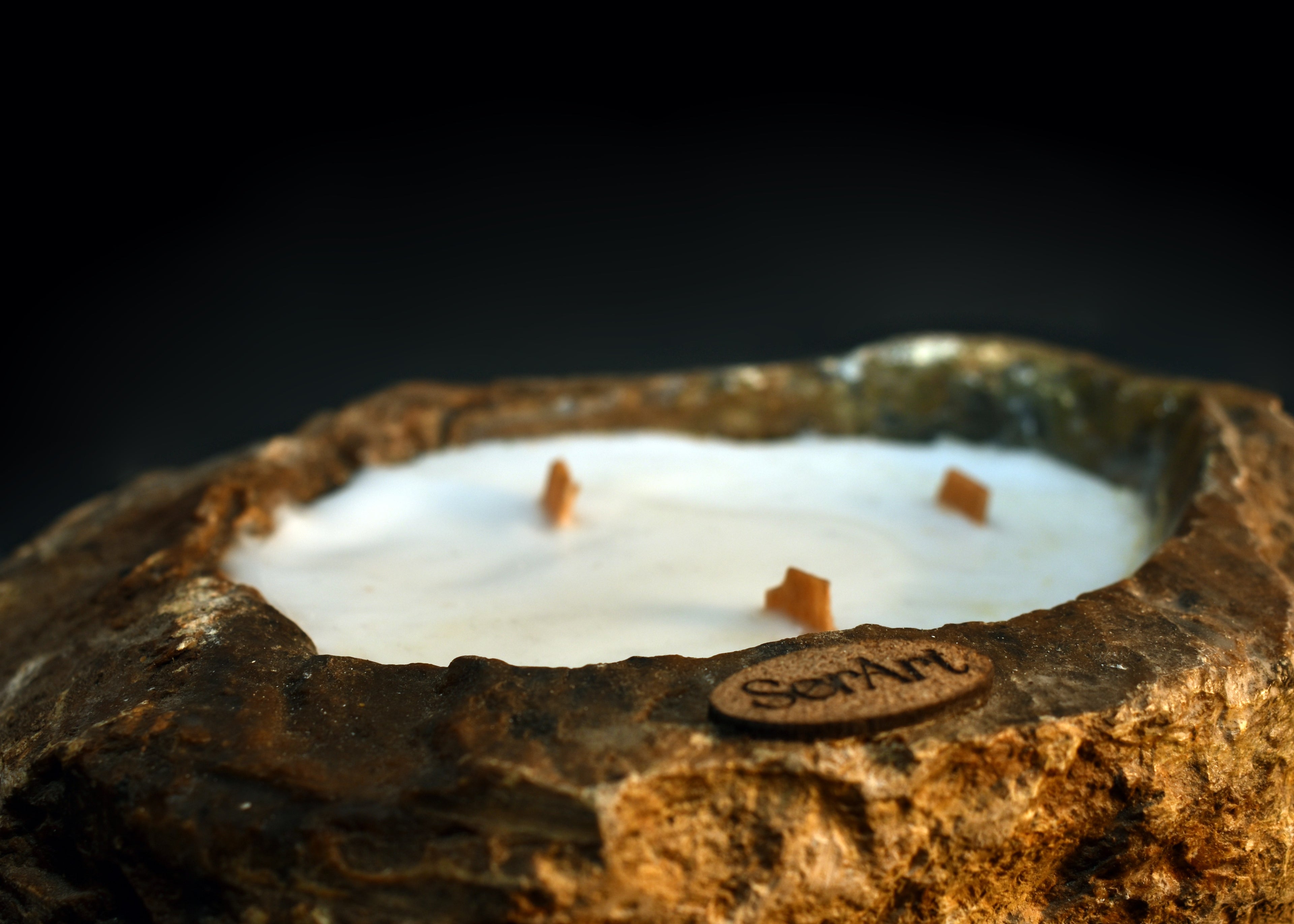 Vela en piedra