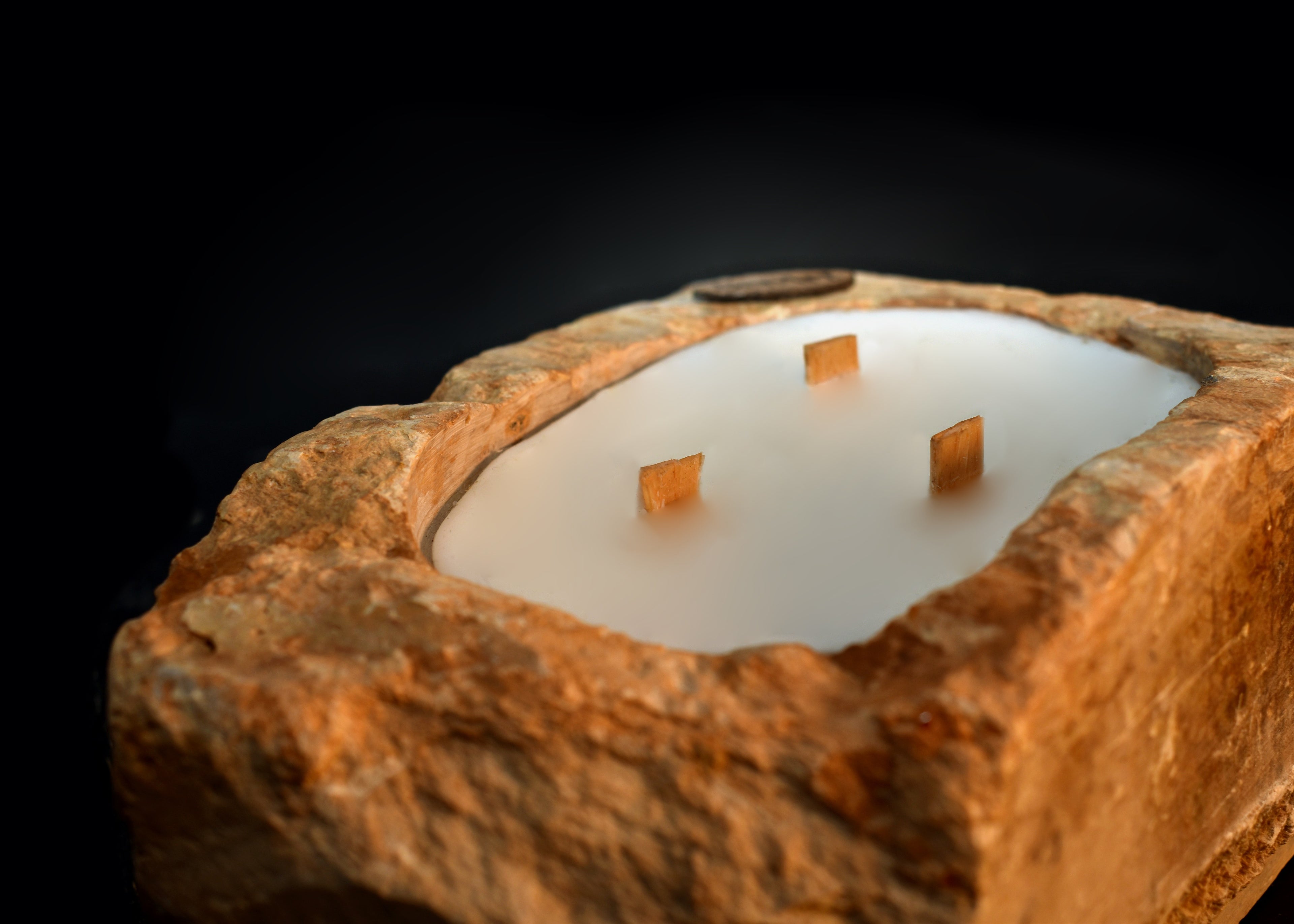 Vela en piedra