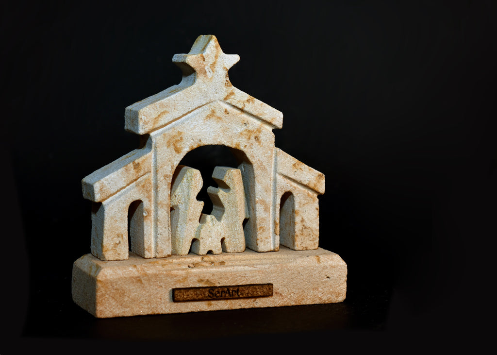 Pesebre en piedra