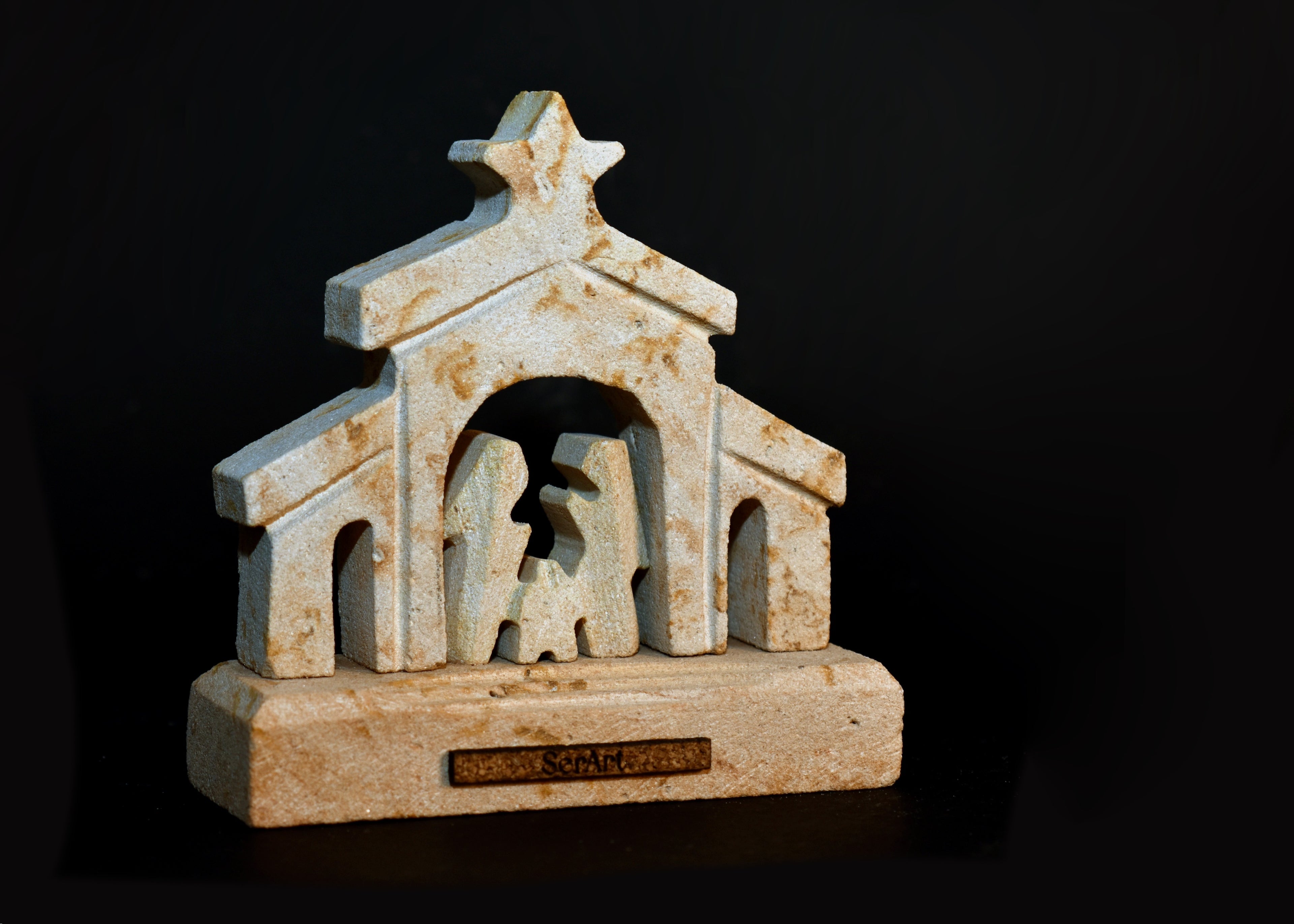 Pesebre en piedra