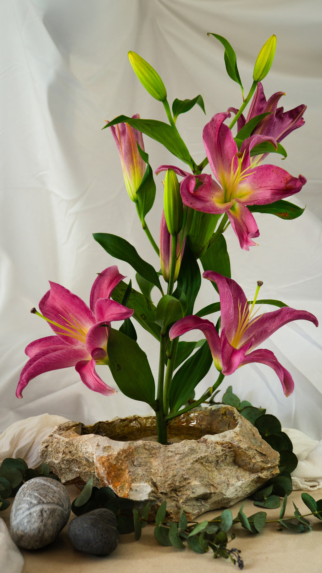 Florero de piedra