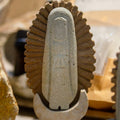 Virgen de guadalupe en piedra